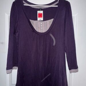 Marks & Spencer Purple 3/4 Sleeve Tunic